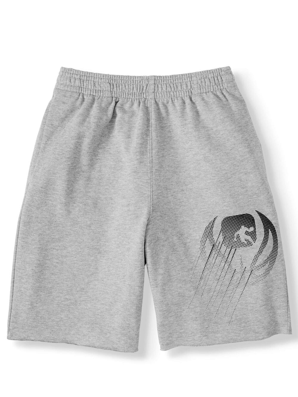 And 1 Boys Gray Athletic Graphic French Terry Sweat Shorts Youth Size XL 14/16